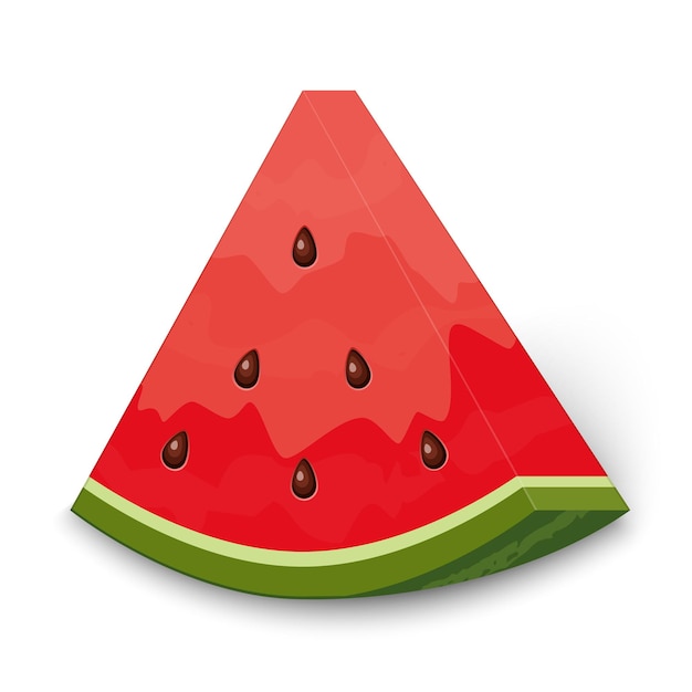 Slice watermelon. Fresh healthy food