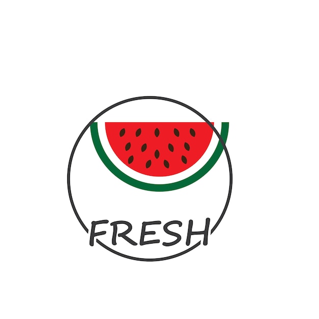 Slice watermelon icon