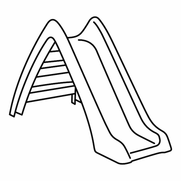 Slide for toddler children with stairs