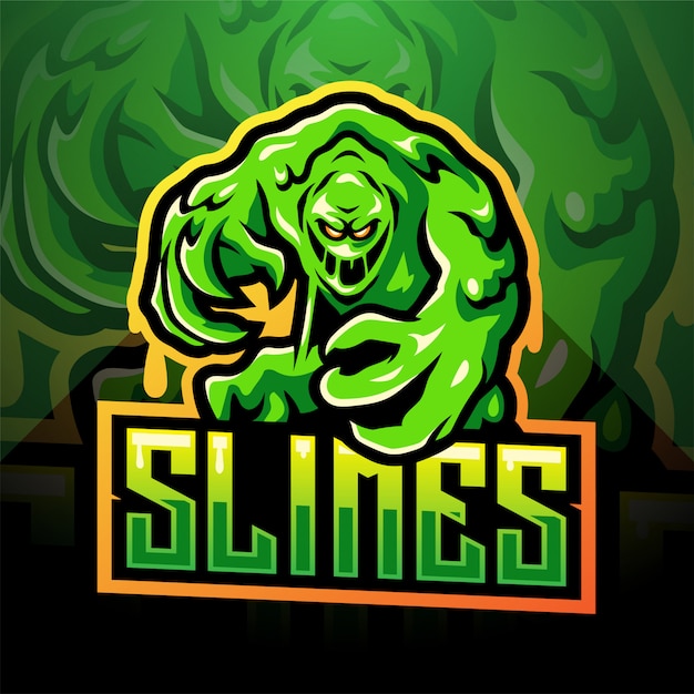 Il logo mascotte degli slime esport