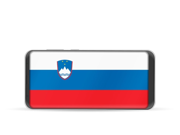 Slimme telefoon Slovenië vlag