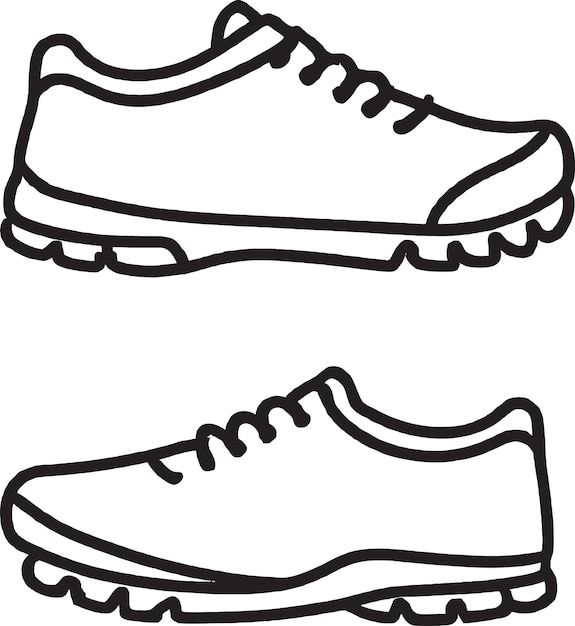 Premium Vector | Slipon sneakers symbol