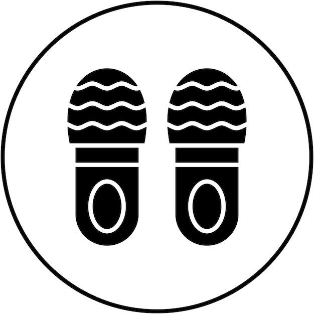 벡터 신발 아이콘 터 이미지는 옷에 사용할 수 있습니다.