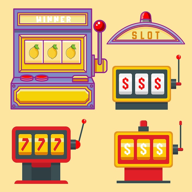 Vector slot machine pack