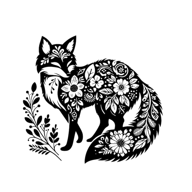 Vector sloth vector silhouette illustration