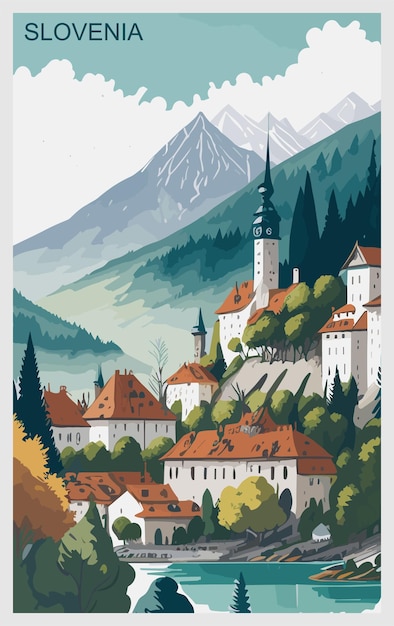 Slovenia poster design