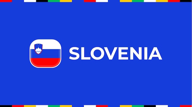 Slovenië vlag voetbal 2024 toernooi