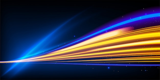slow shutter light trails effect 