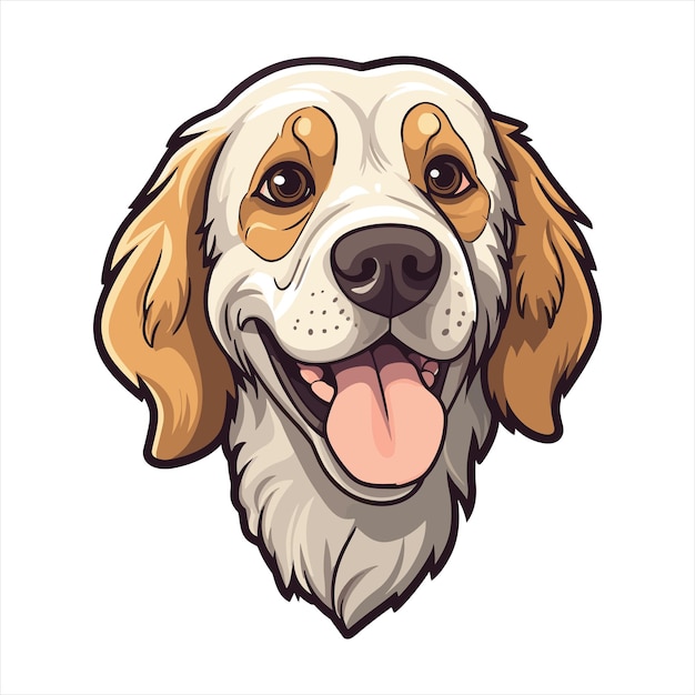 Smalandsstovare razza di cane caricatura carino kawaii personaggio animale animale domestico isolato adesivo illustrazione