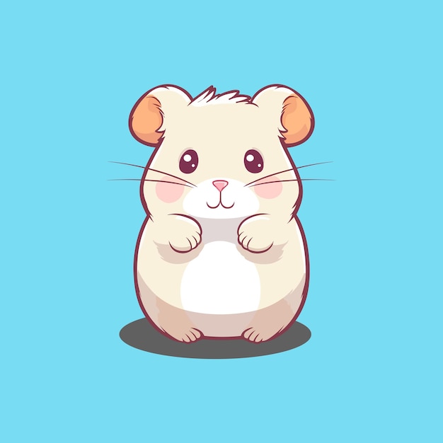 Vector small animal mammal rodent hamster