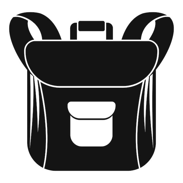 Небольшая икона рюкзака Простая иллюстрация маленькой векторной иконы рюкзаka для веб-дизайна, изолированной на белом фоне