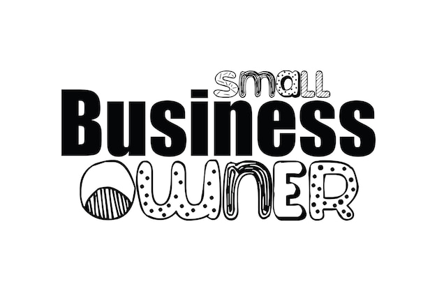 Vector small business owner svg