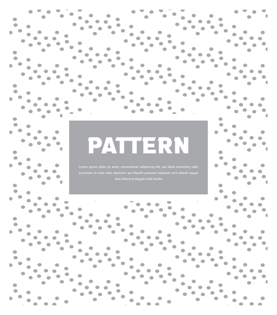 Small circular shape pattern with vertical size gradient