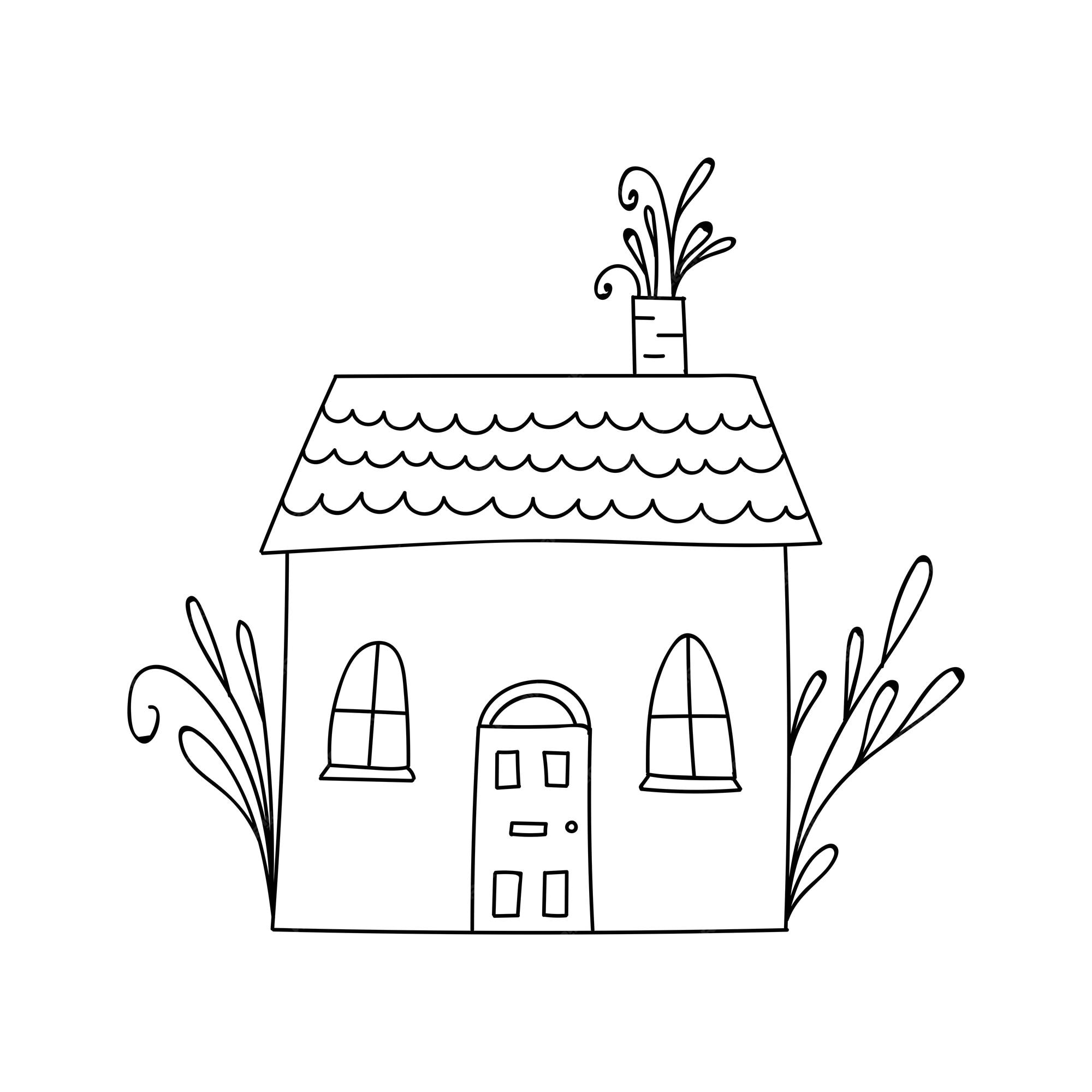 mansion clipart black and white