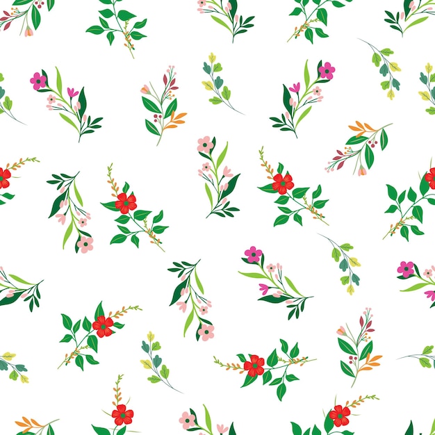 Small cute flower pattern on the background