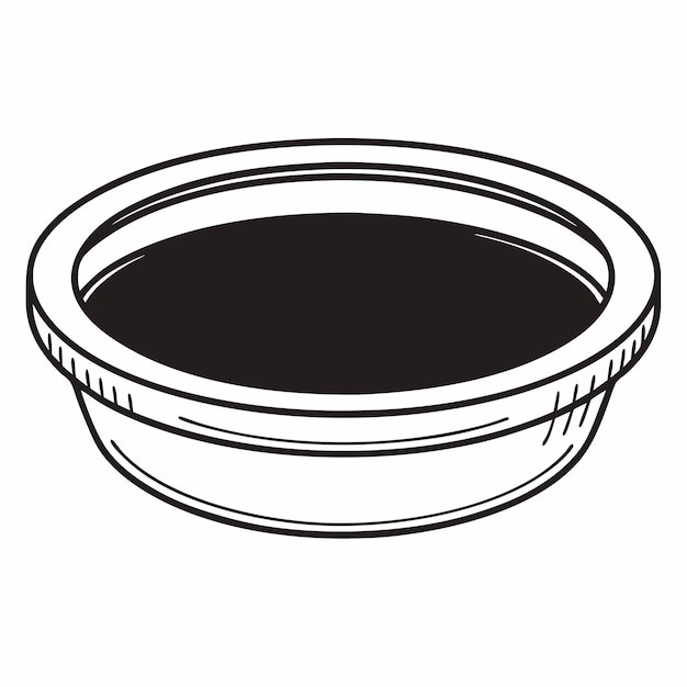 小さなソースの皿