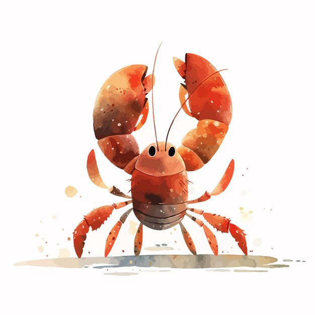 Vector small lobsters