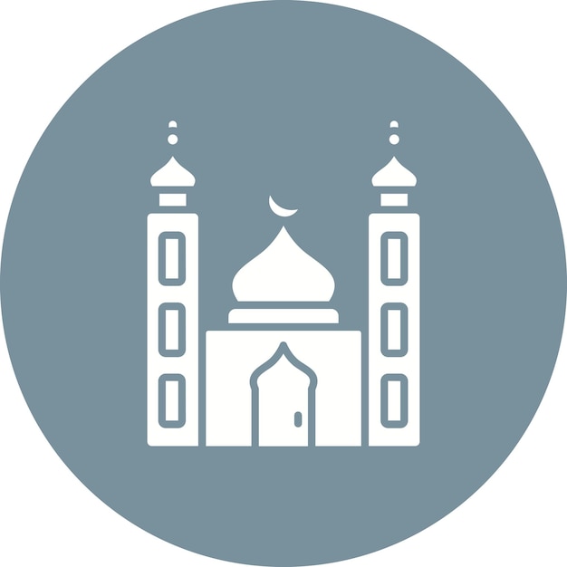 Small Mosque vector icon Can be used for Ramadan iconset