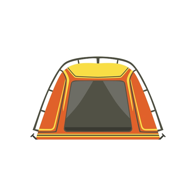 Small Orange Bright Color Tarpaulin Tent