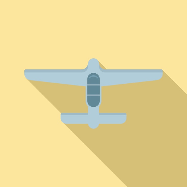 Вектор Иконка такси маленького самолета плоская иллюстрация векторной иконки такси маленького самолета для веб-дизайна