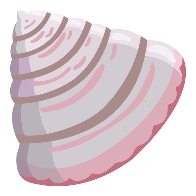 Small shell icon Cartoon illustration of small shell vector icon for web