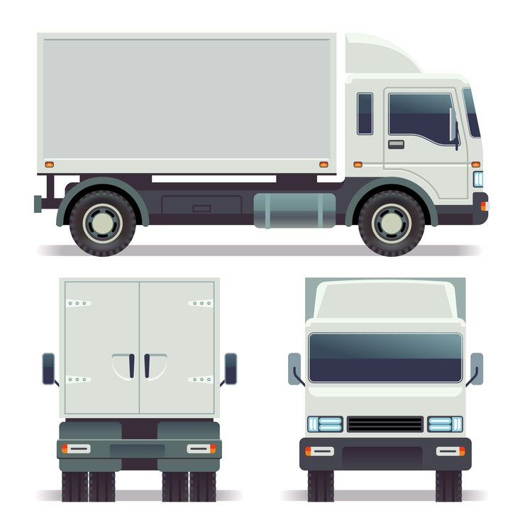 Vector 소형 트럭 정면