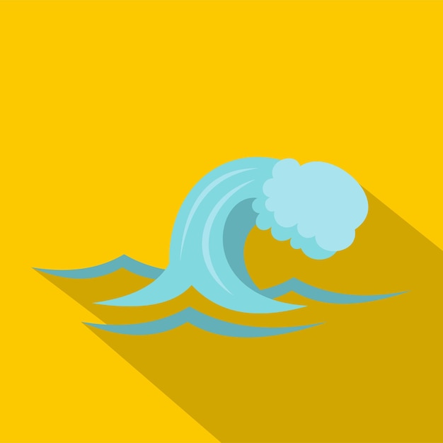 Small wave icon cartoon illustration of small wave vector icon for web