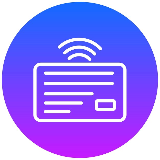 Векторная иллюстрация смарт-карты