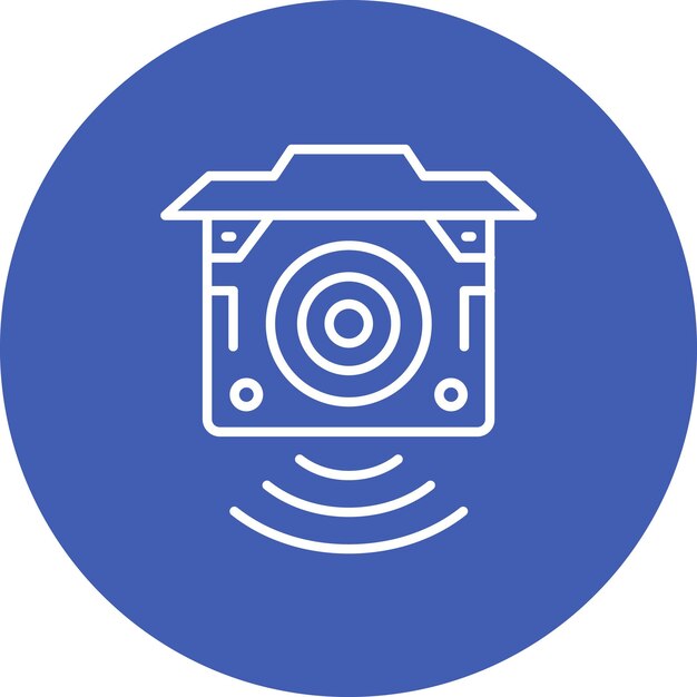 Smart CCTV icon vector image Can be used for Internet of Things