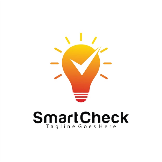 Smart Check logo design template