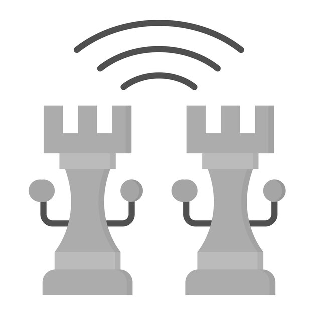 Smart Chess icon vector afbeelding Kan worden gebruikt voor kunstmatige intelligentie