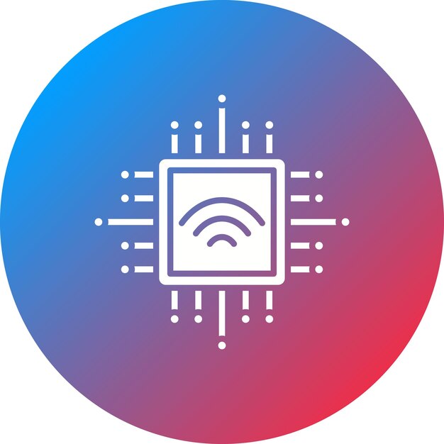 スマートチップ アイコン ベクトル画像 スマートホームに使用できます