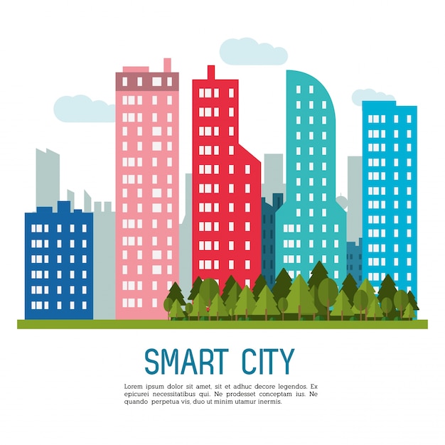 Smart city icon