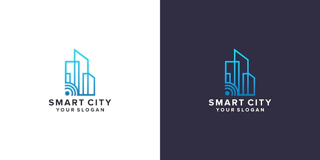 smart city-logo ontwerp