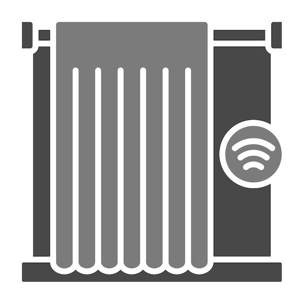 Vector smart curtain icon