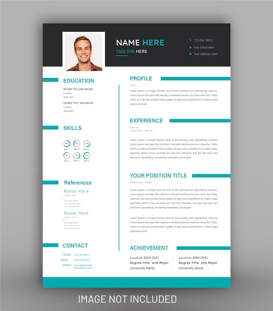 Smart cv resume design