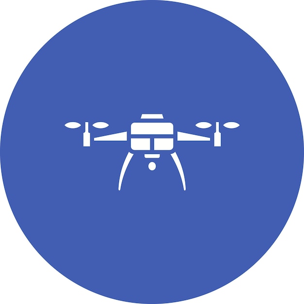 Smart Drone Vector Illustration Style