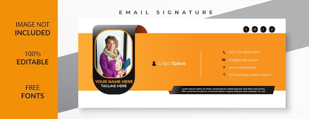 Design della firma e-mail intelligente