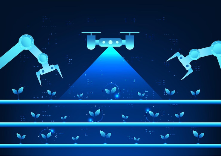 Vector smart farm uses artificial intelligence to help manage the growth of produce take care crop