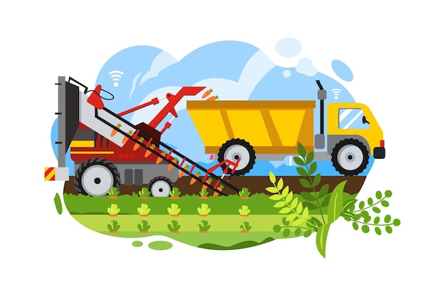 Smart Farming-illustratiepakket