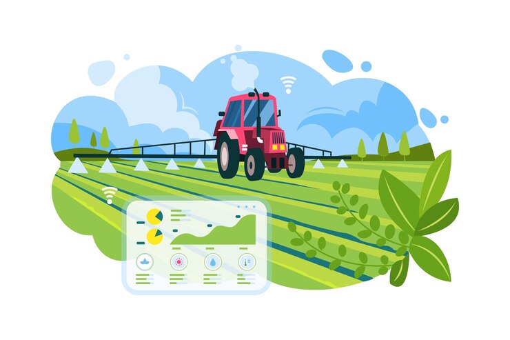 Vector smart farming illustration pack