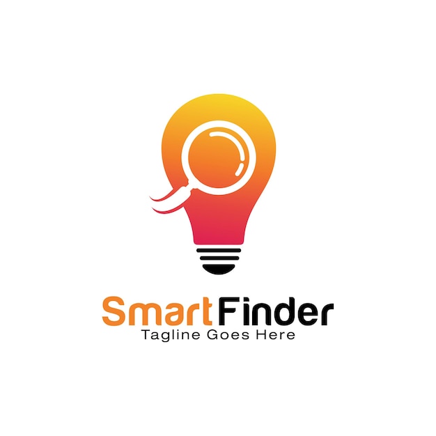 Smart Finder logo design template