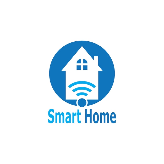 Smart Home Connection Logo Vector Template Illustratie