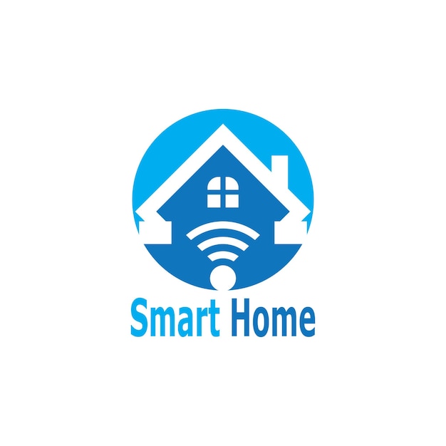 Smart Home Connection Logo Vector Template Illustratie