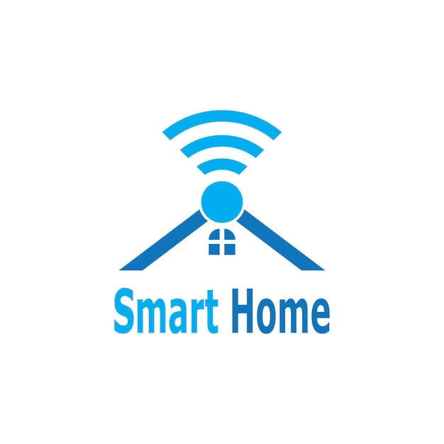 Иллюстрация векторного шаблона логотипа Smart Home Connection