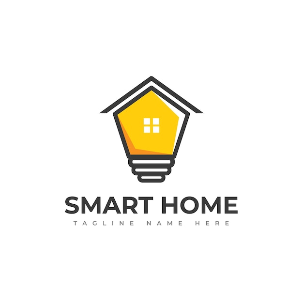 Дизайн логотипа smart home