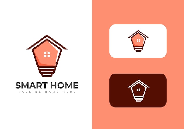 Дизайн логотипа Smart Home