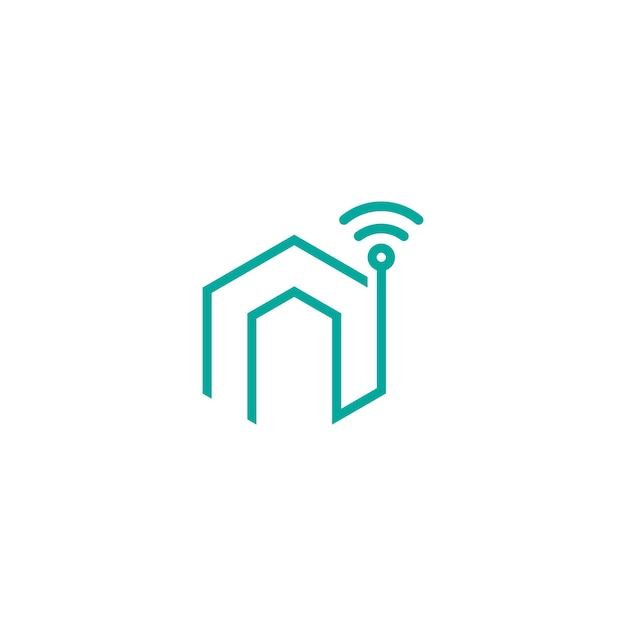 Smart Home logo icon design concept