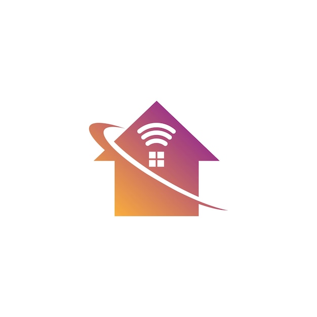 Smart Home logo icon design concept