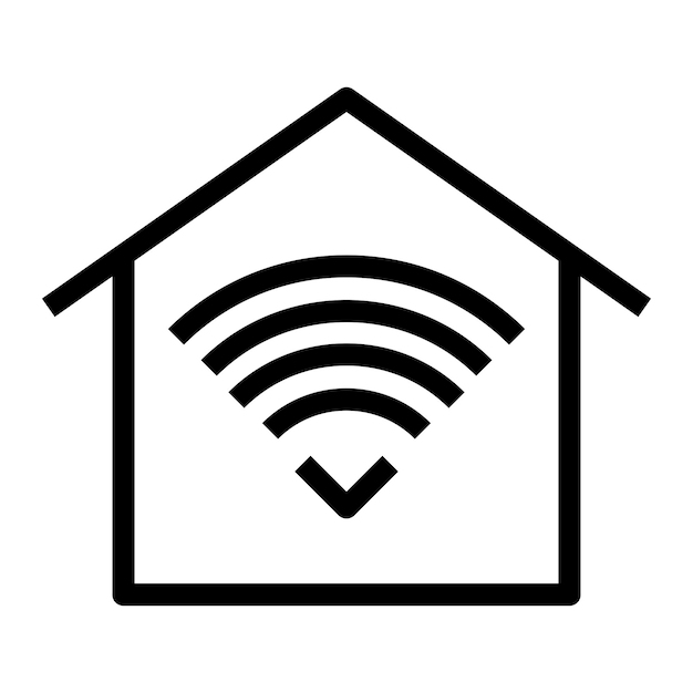 Smart home vector icon